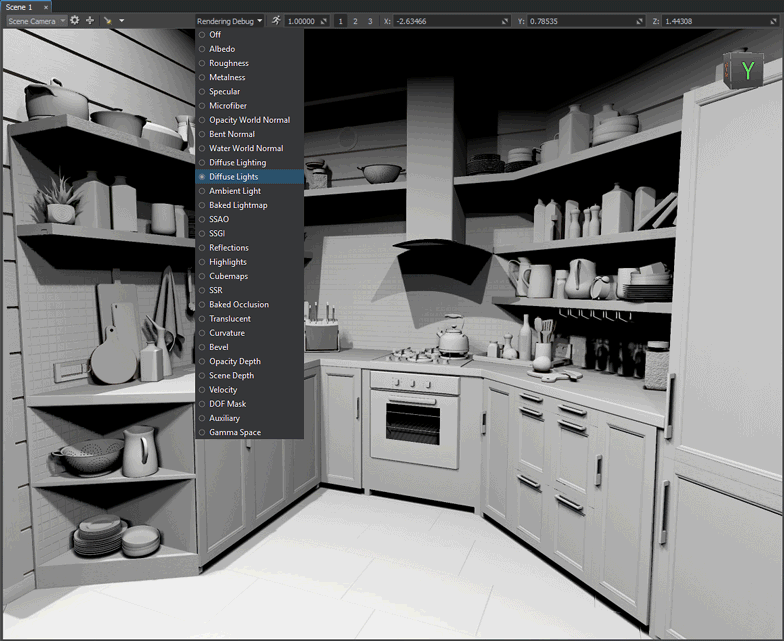 Render Debug Unigine Developer