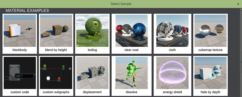 Material Things Examples Unigine Developer