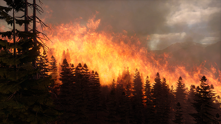Simisage Fire Unigine Developer