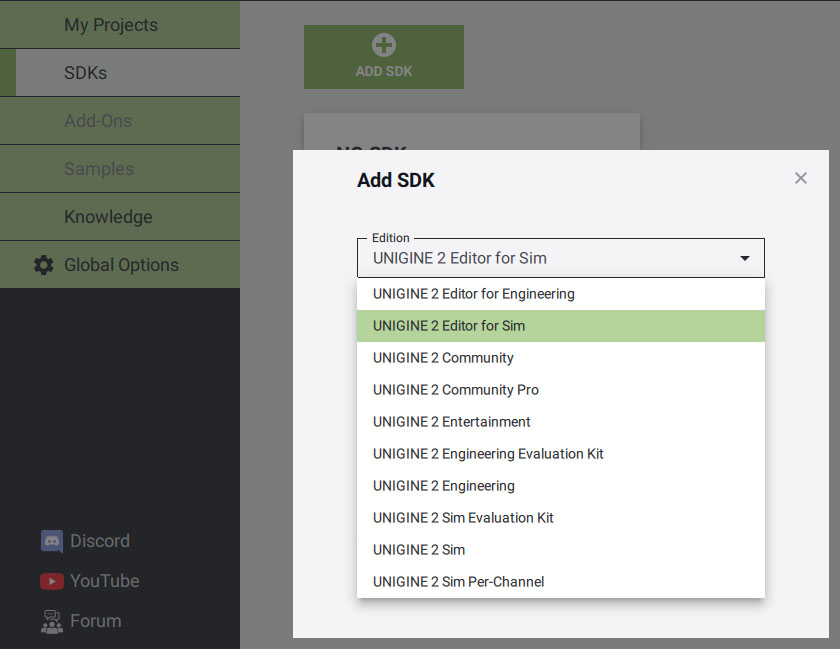 Simlog Editor Unigine Developer